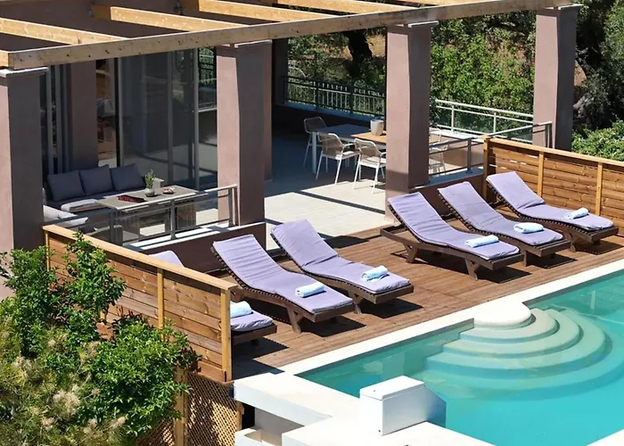Astarte - Stilvi 4 Bedroom Private With Pool 빌라