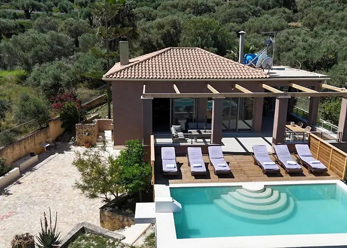 Astarte - Stilvi 4 Bedroom Private With Pool 빌라