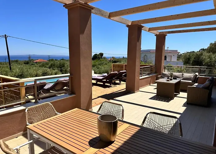 Astarte - Stilvi 4 Bedroom Private With Pool Akrotiri (Zakynthos)